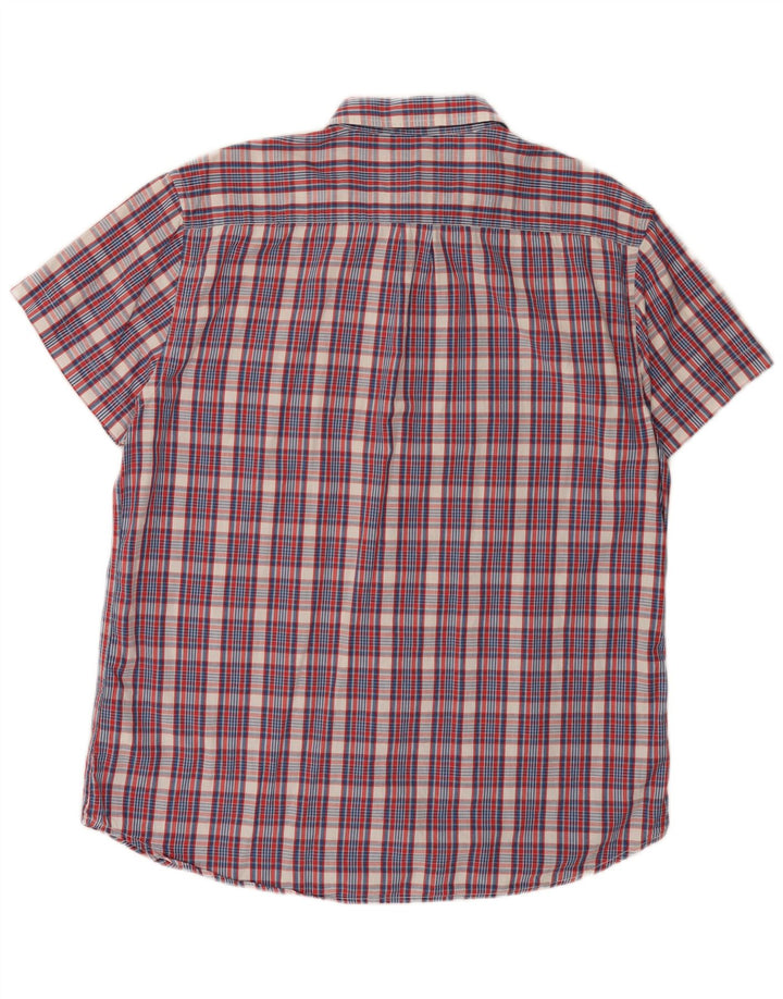 Męska koszula z krótkim rękawem WRANGLER o regularnym kroju 2XL, wielobarwna kratka