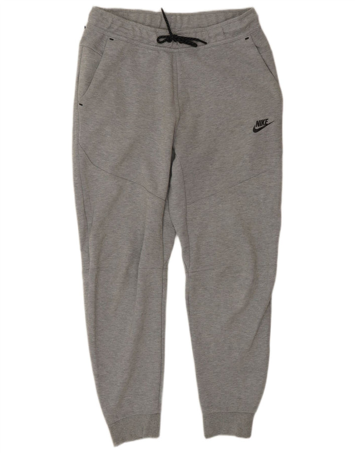 Męskie spodnie dresowe Nike, średnioszare, bawełniane