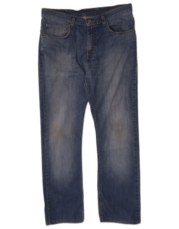 Męskie proste dżinsy Levi's W34 L28 Niebieskie bawełniane