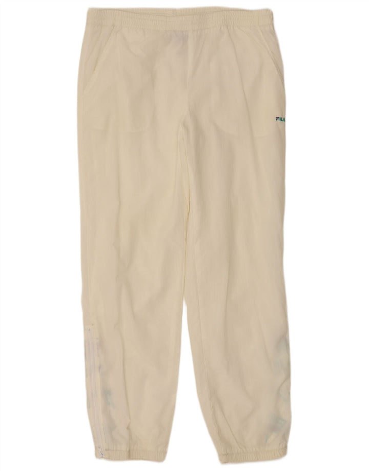 Męskie spodnie dresowe FILA Joggers IT 48 Medium Off White Poliamid