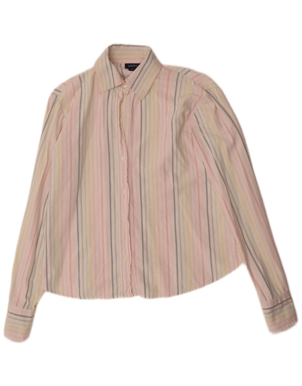 Damska koszula oversize Gant UK 10, mała, wielokolorowa, bawełniana w prążki