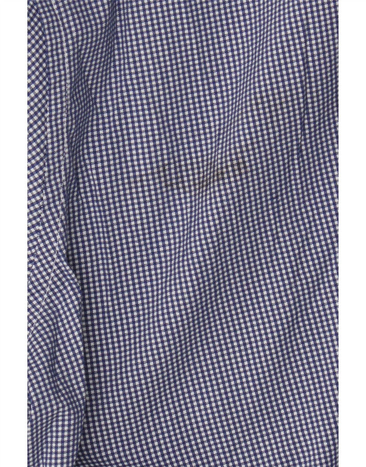 Koszula męska Chaps o regularnym kroju, rozmiar 18, 2XL, niebieska bawełniana kratka