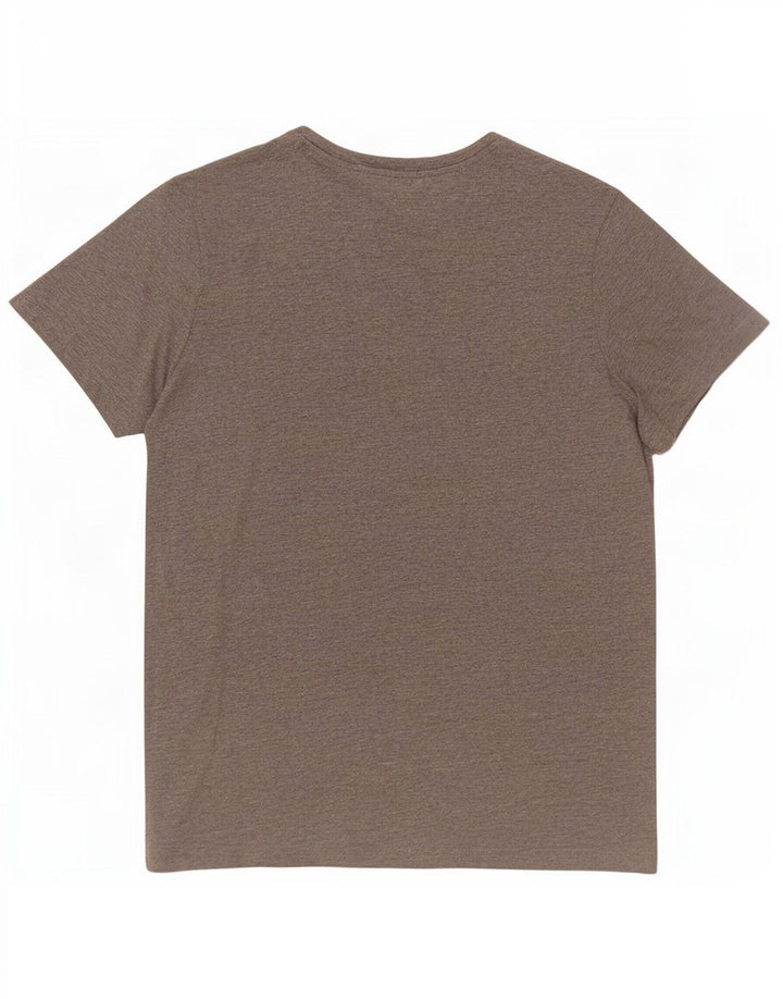 Męski T-shirt z grafiką Calvin Klein Jeans, średni szary