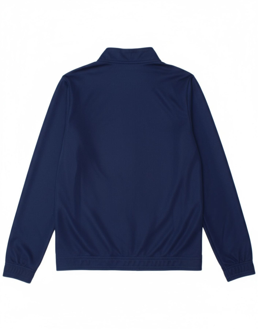 ADIDAS Boys Aeroready Tracksuit Top Jacket 11-12 Years Navy Blue Polyester