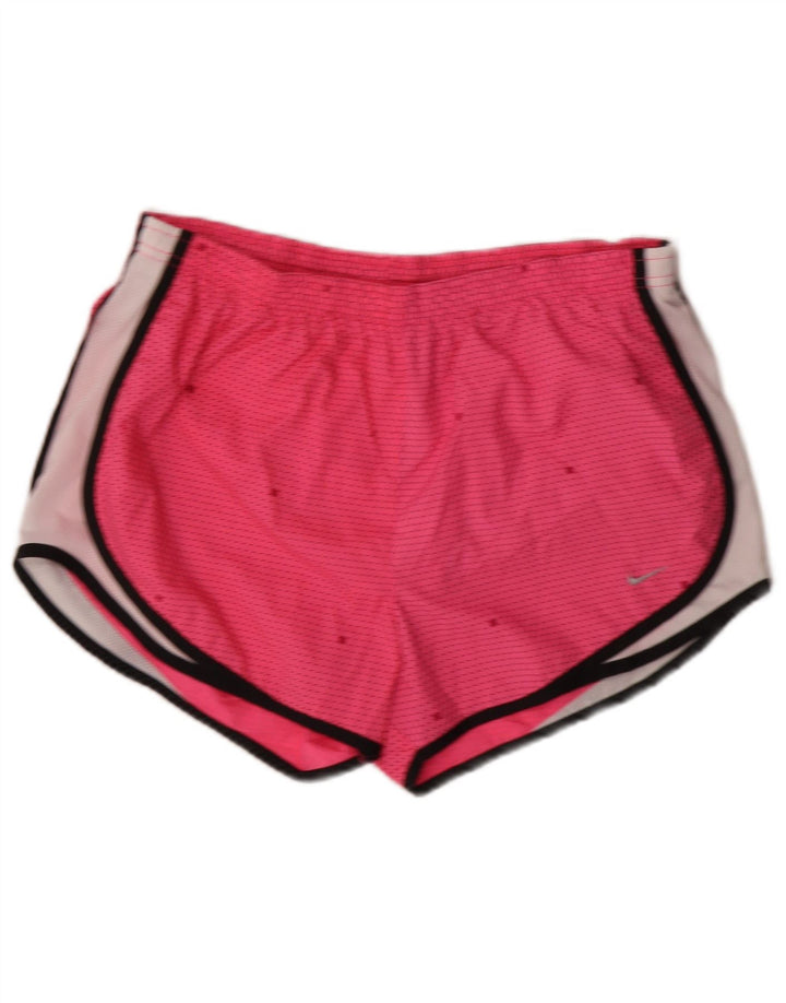 Damskie spodenki sportowe NIKE Dri Fit UK 12/14 w kolorze średniego różu