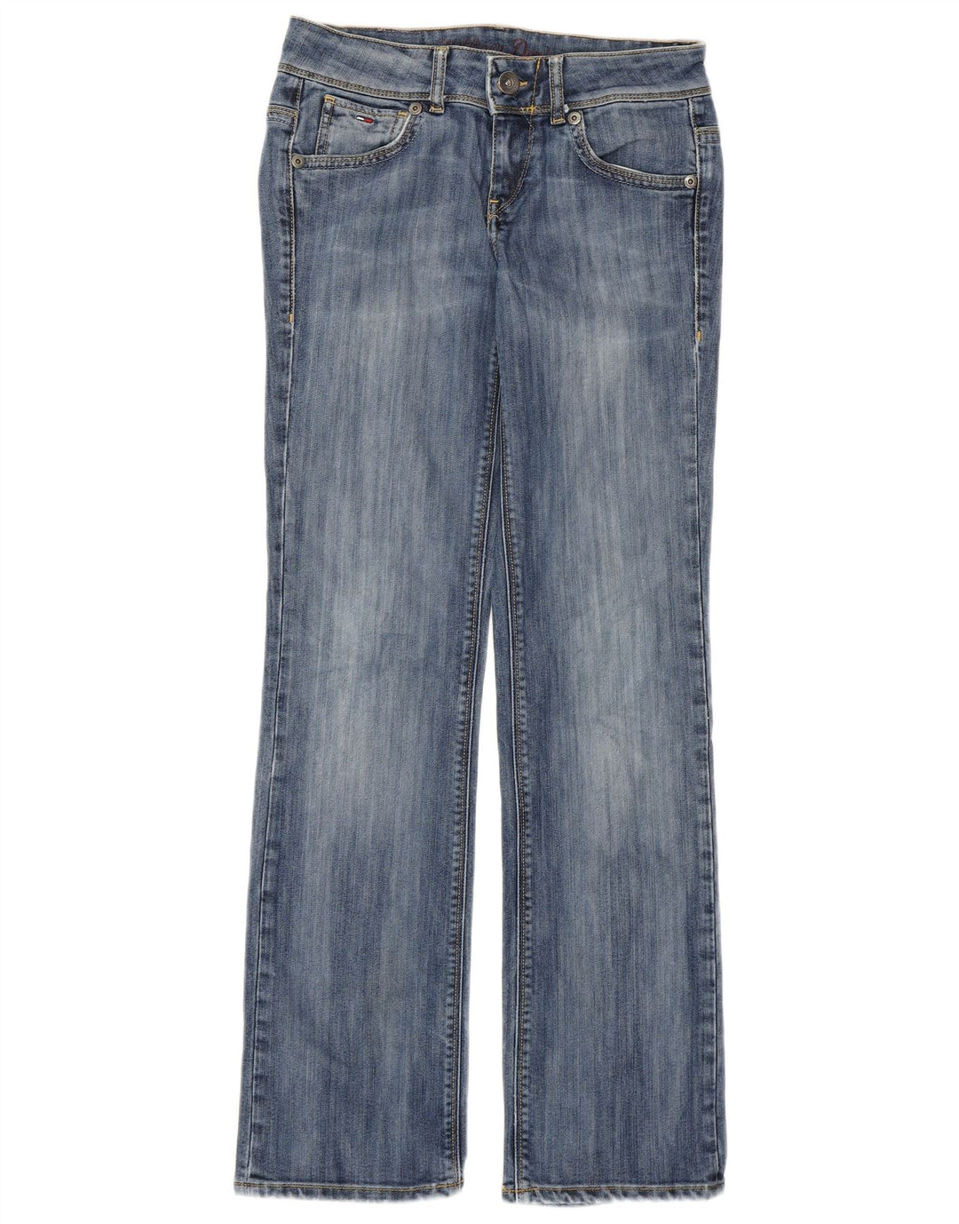 Damskie dżinsy Tommy Hilfiger Ruby z niską talią, proste W29 L32, niebieska bawełna