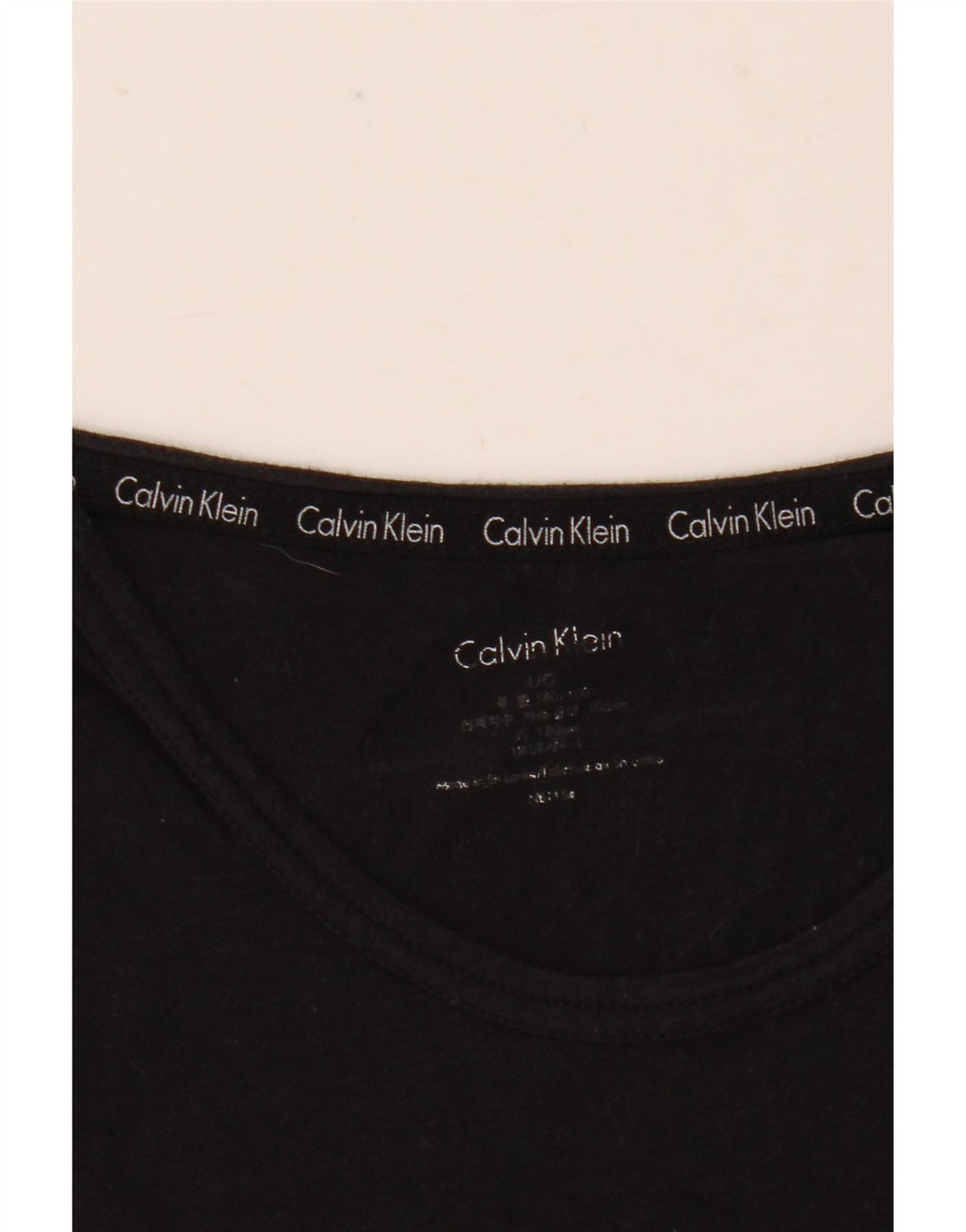 Męski T-shirt z grafiką Calvin Klein, duży, czarny