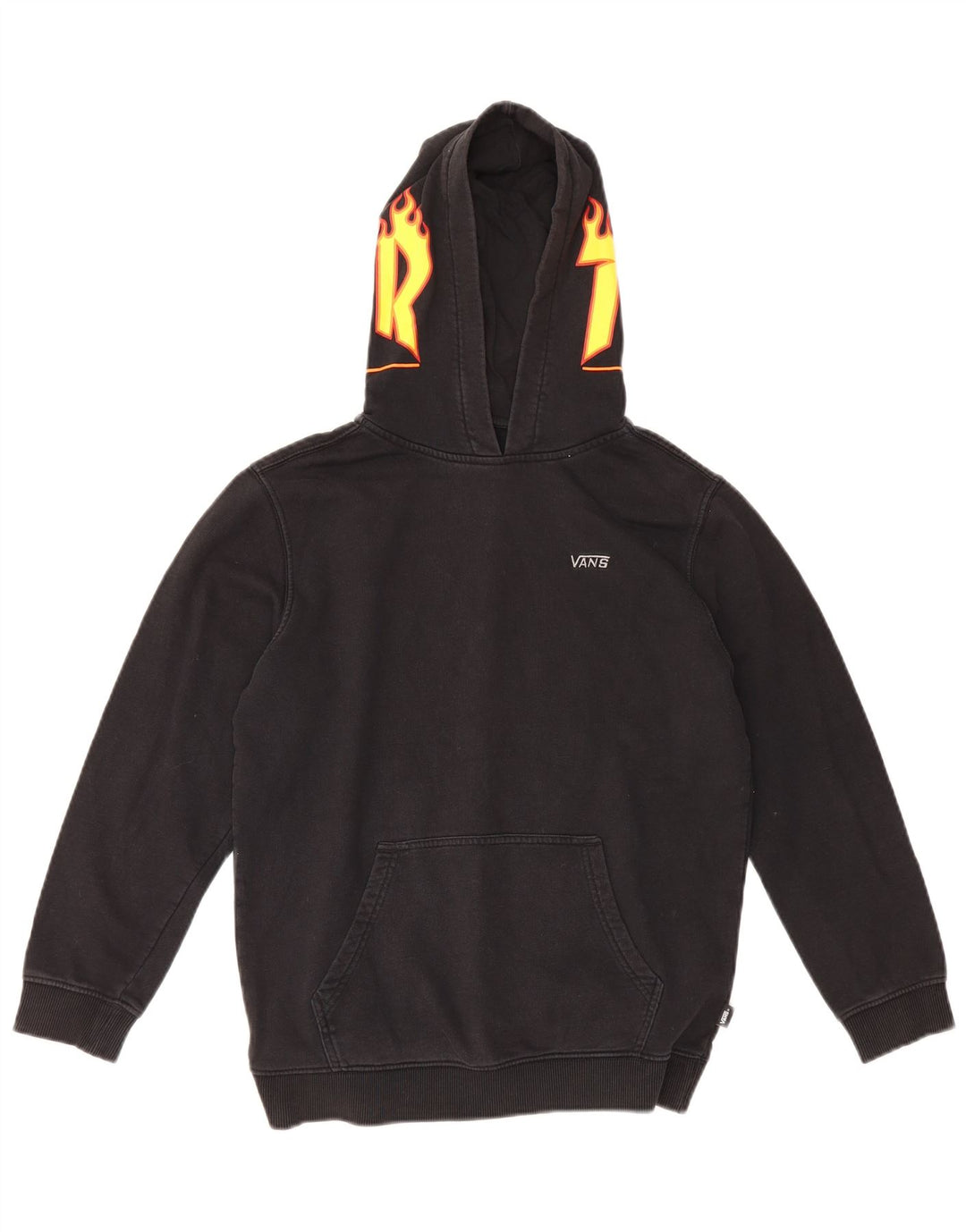 Chłopięcy sweter z kapturem Vans z grafiką, 12-13 lat, duży, czarny