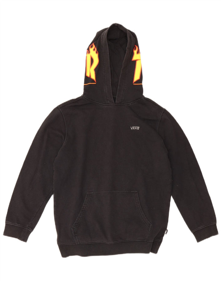 Chłopięcy sweter z kapturem Vans z grafiką, 12-13 lat, duży, czarny