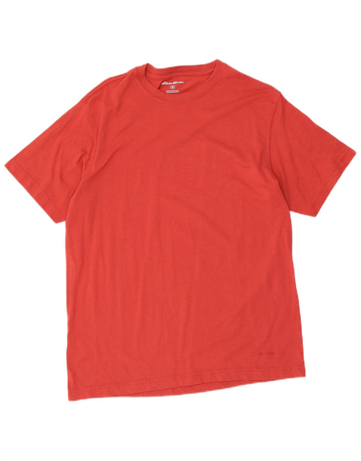 T-shirt męski EDDIE BAUER, bawełniany, średni czerwony
