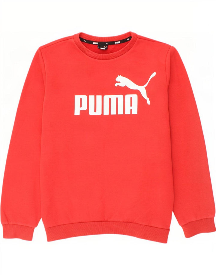 Chłopięca bluza z grafiką Puma, 13-14 lat, czerwona