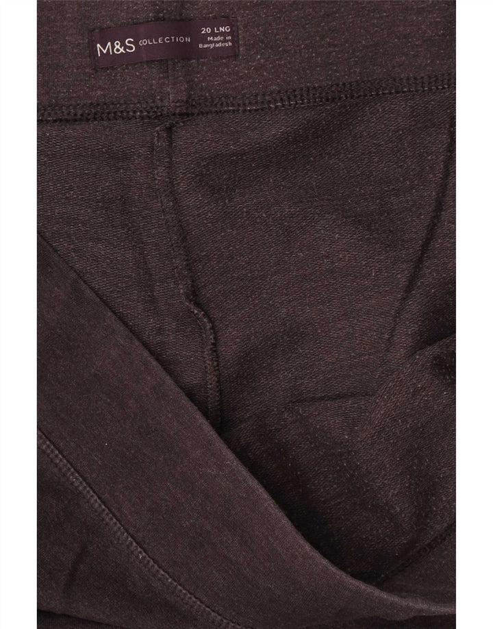 Legginsy damskie Marks & Spencer UK 20 2XL Szara bawełna