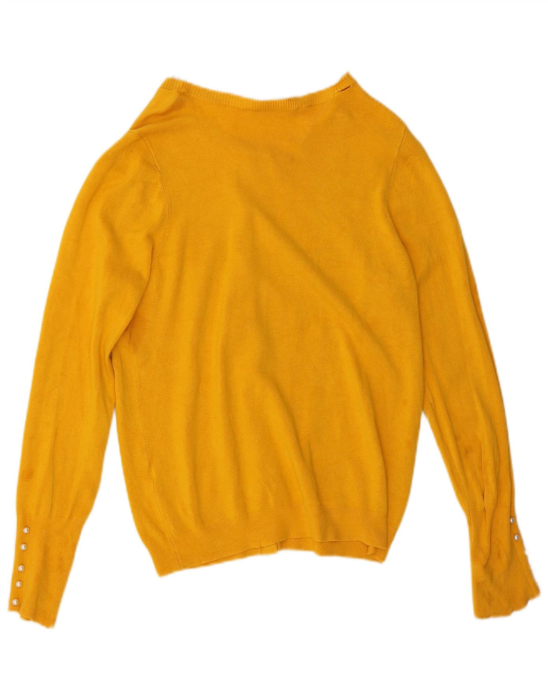 Sweter damski Zara Cardigan UK 16, duży, żółty