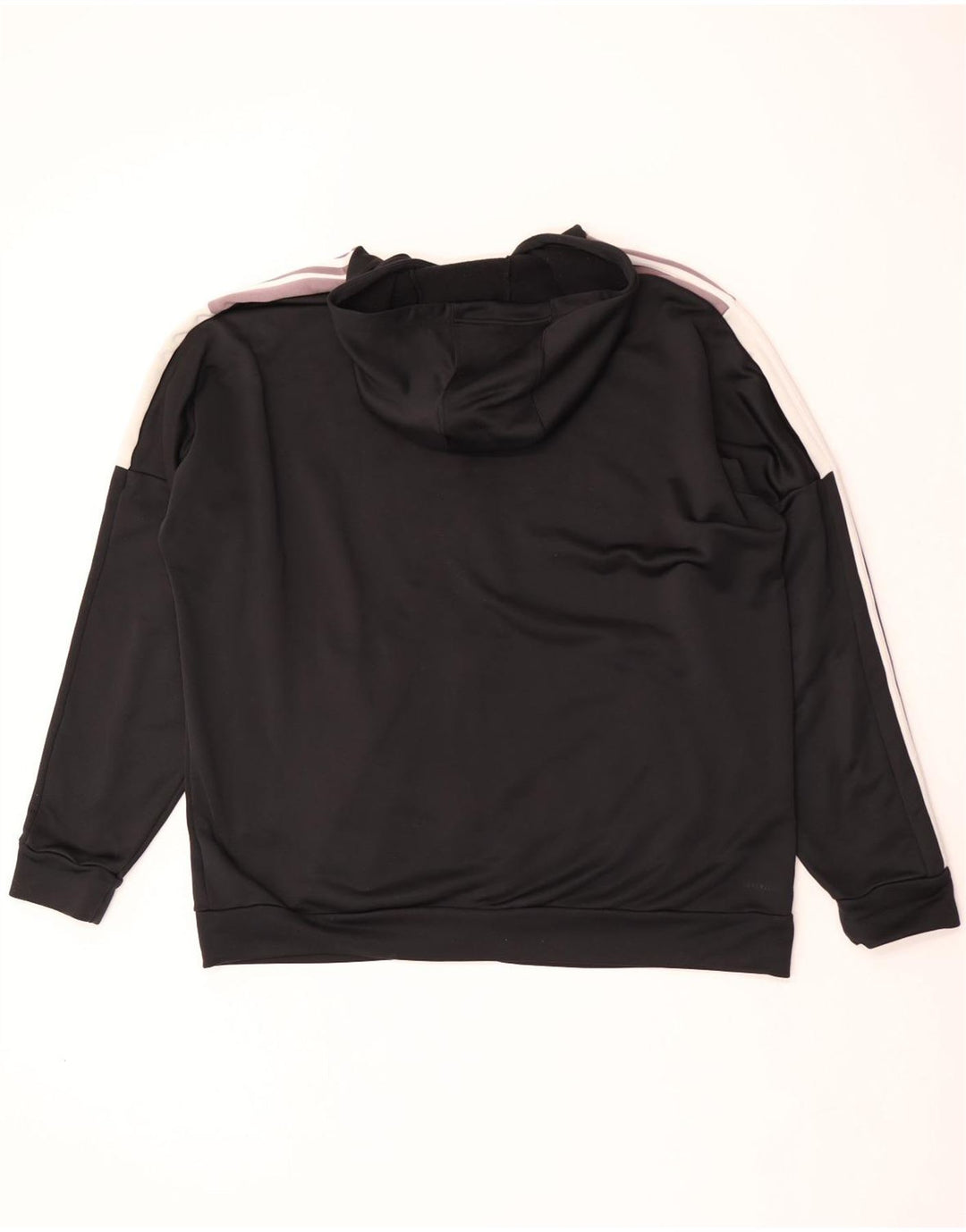 Adidas Męski sweter z kapturem i zamkiem błyskawicznym 2XL Czarny poliester