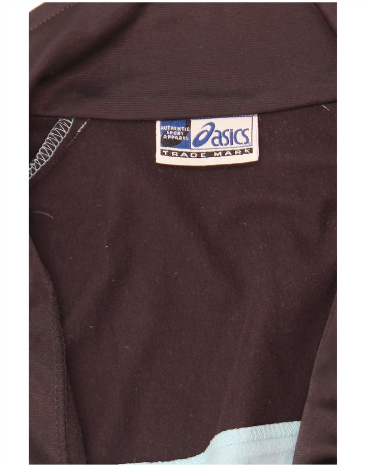 Męska kurtka dresowa Asics, duża niebieska, z blokami kolorów