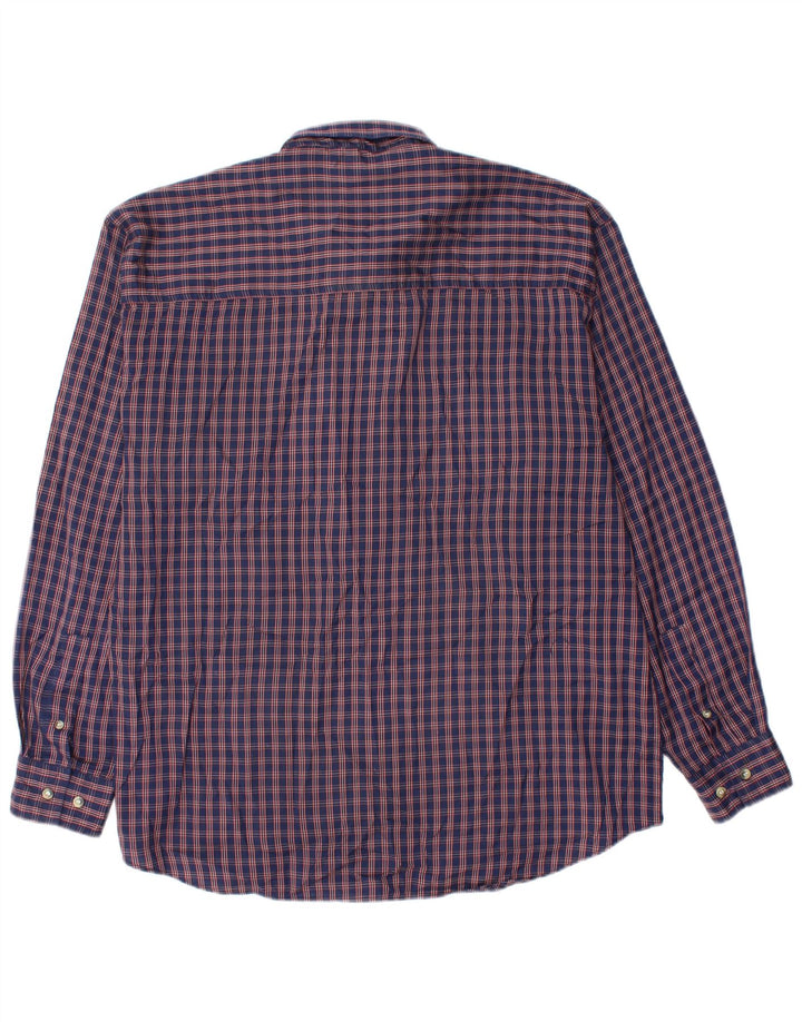 WRANGLER Męska koszula flanelowa XL w granatową kratkę