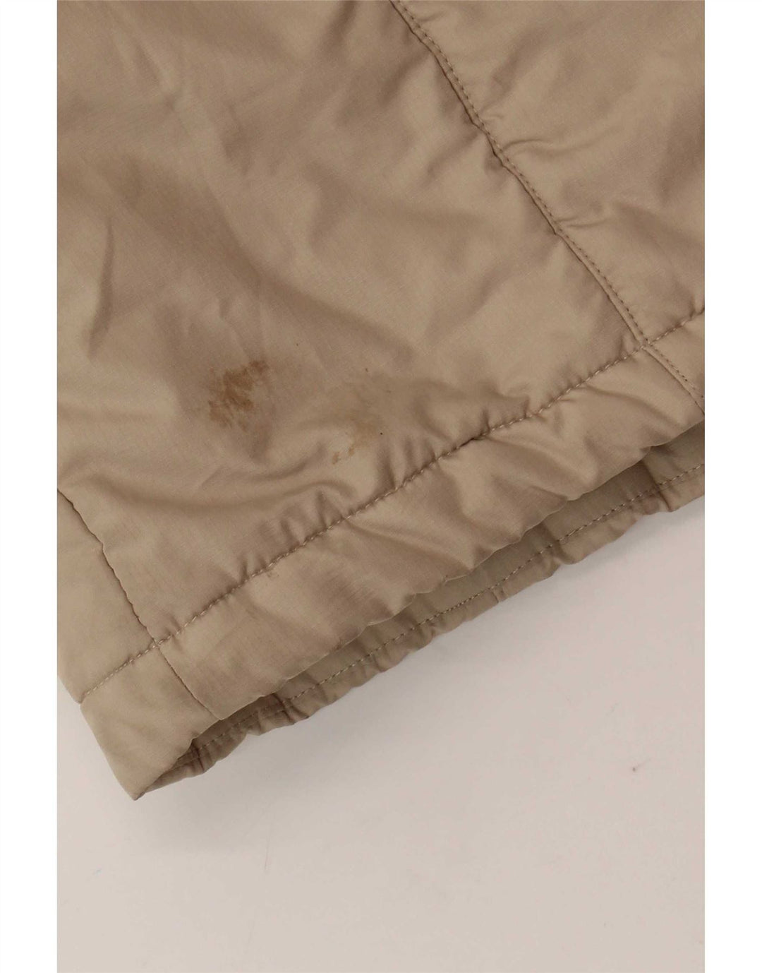 Damski ocieplany płaszcz z kapturem Jack Wolfskin UK 12/14 Średni beżowy poliester