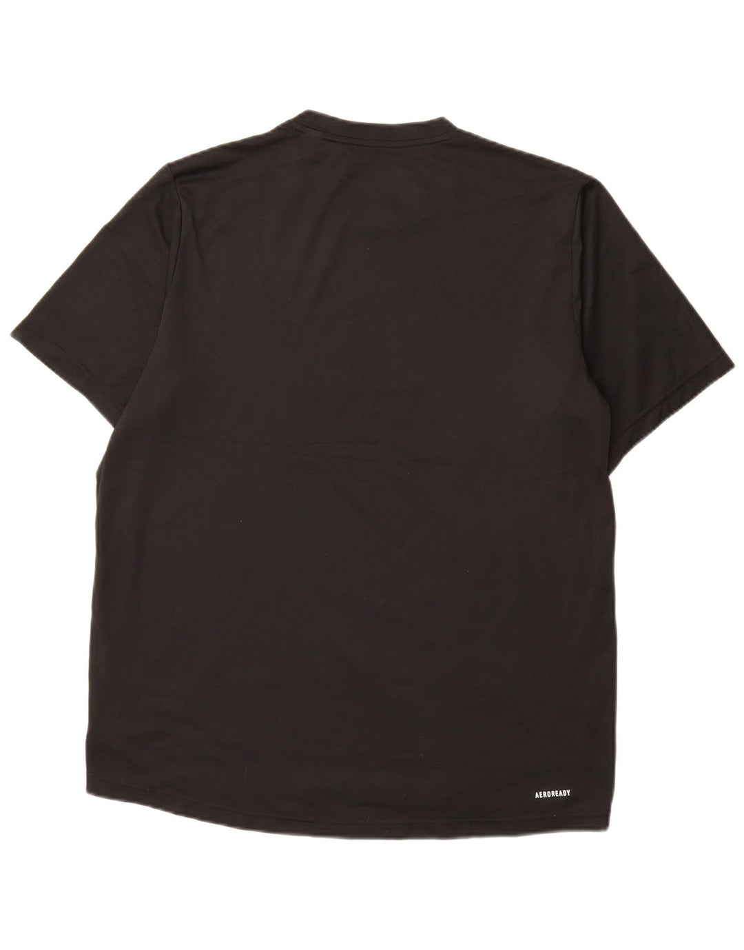 Męska koszulka Adidas Aeroready z grafiką, duża, czarna, poliestrowa
