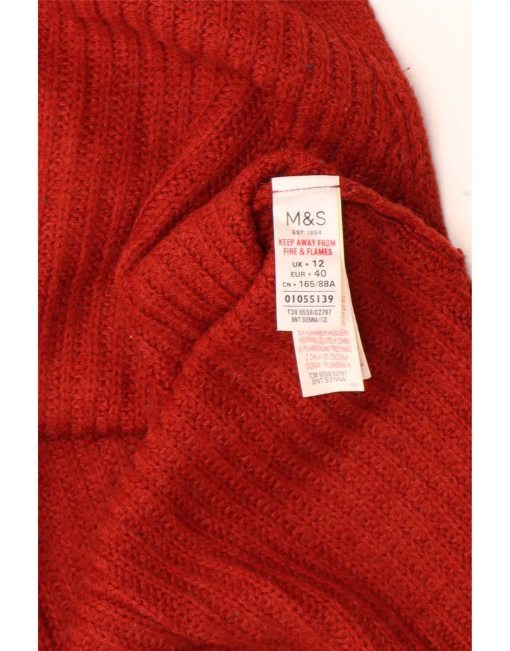 Tank top damski Marks & Spencer UK 12, średni czerwony akryl