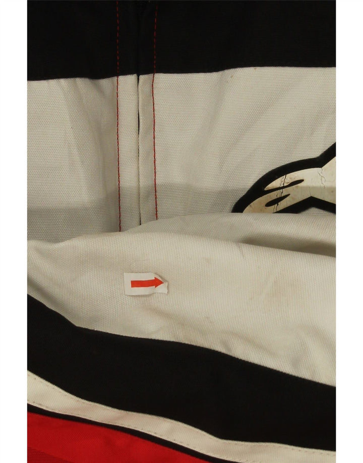 Męska kurtka wyścigowa Alpinestars Graphic Racer UK 42 XL, czerwony poliester z blokami kolorów