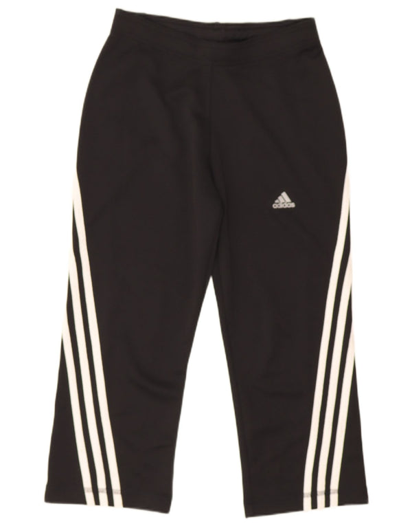 Adidas Womens Climalite Capri Tracksuit Trousers UK 6 XS Black