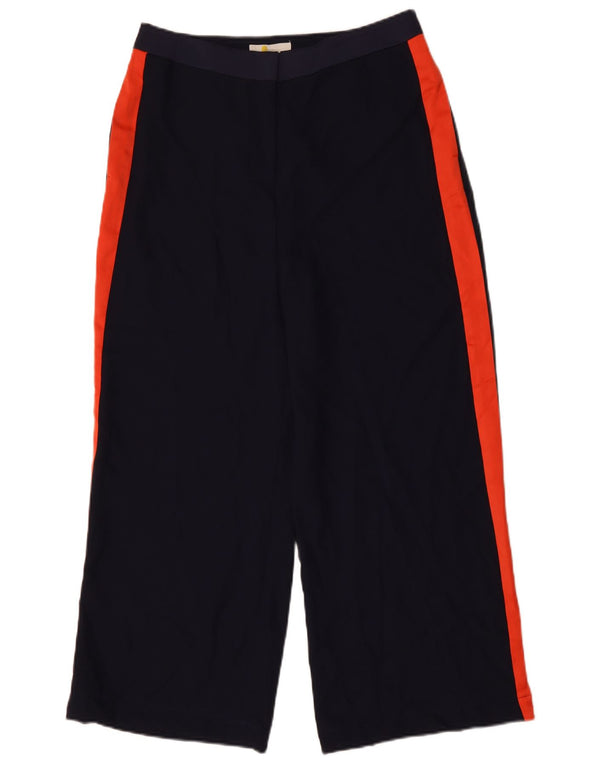 Spodnie damskie Boden UK 12 Medium W32 L26 Granatowo-niebieskie bloki kolorów