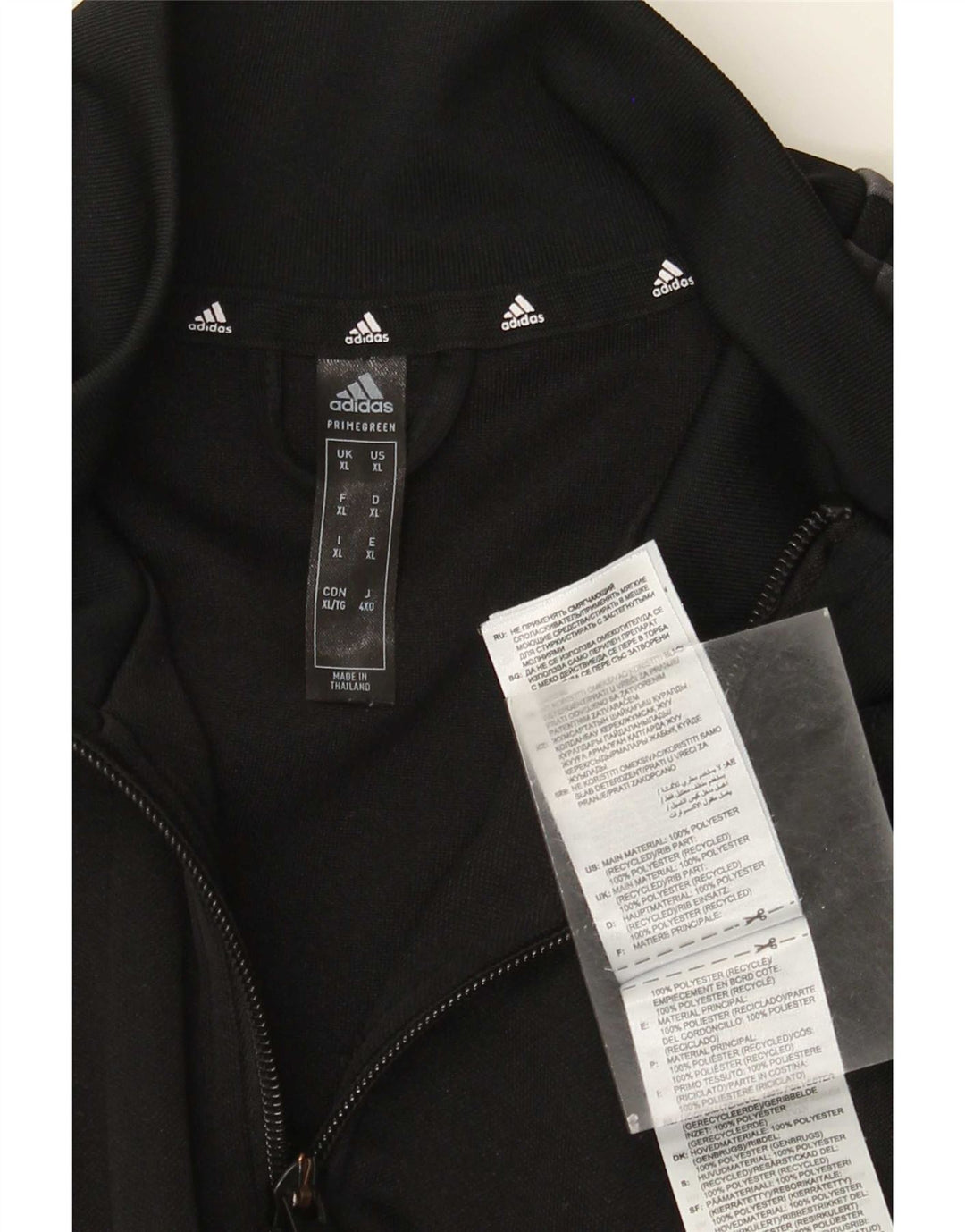 Adidas Męska kurtka dresowa Aeroready XL, czarna, poliestrowa
