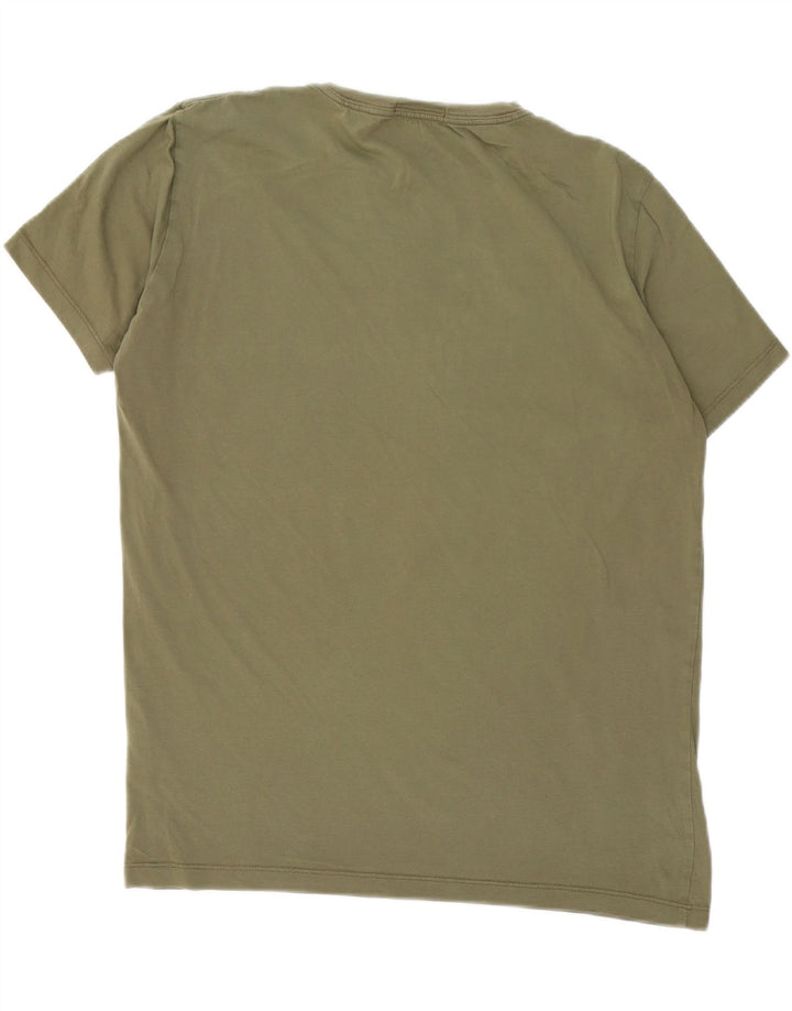 Męski T-shirt z grafiką REPLAY, duży, khaki