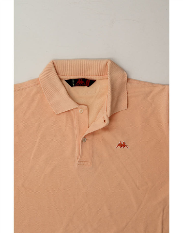 KAPPA Mens Polo Shirt Medium Pink Cotton Vintage Kappa and Second-Hand Kappa from Messina Hembry 