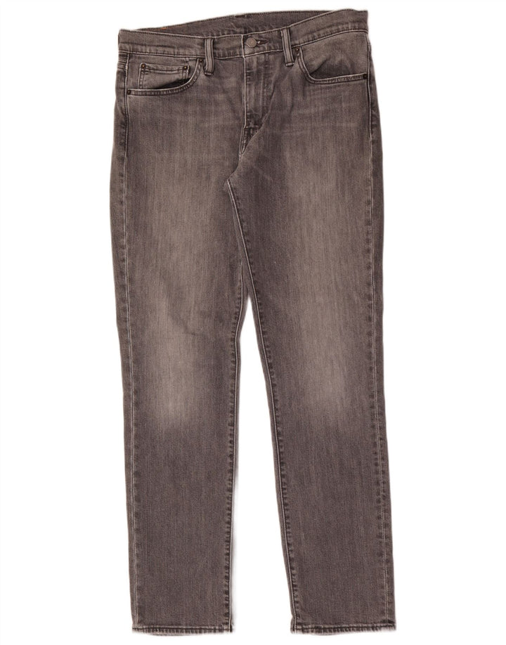 Męskie jeansy Levi's 511 Slim W33 L32 Szara bawełna