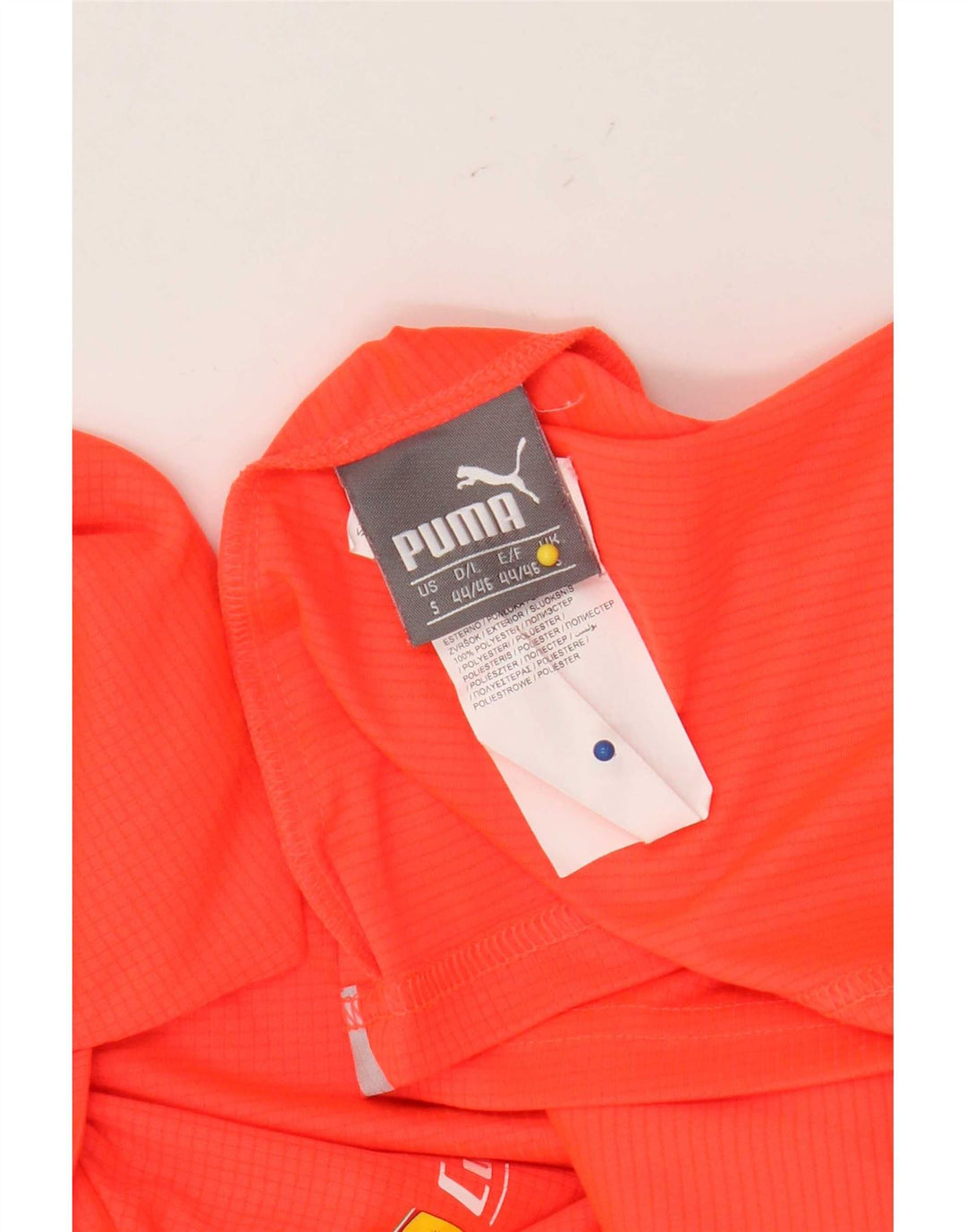 Męska koszulka polo Puma, mała, pomarańczowa, z poliestru