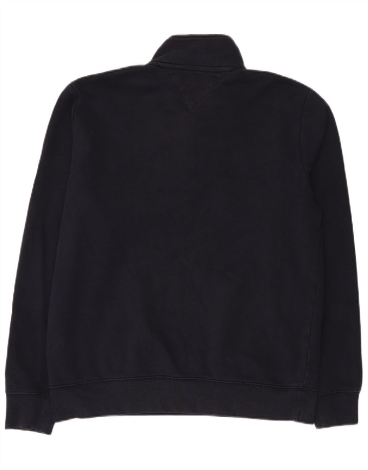 Męska bluza Tommy Hilfiger z grafiką i zamkiem błyskawicznym, średni kolor granatowy