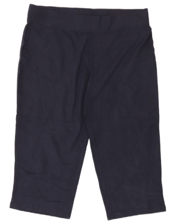 Spodnie dresowe damskie Marks & Spencer Capri UK 12, średni granat