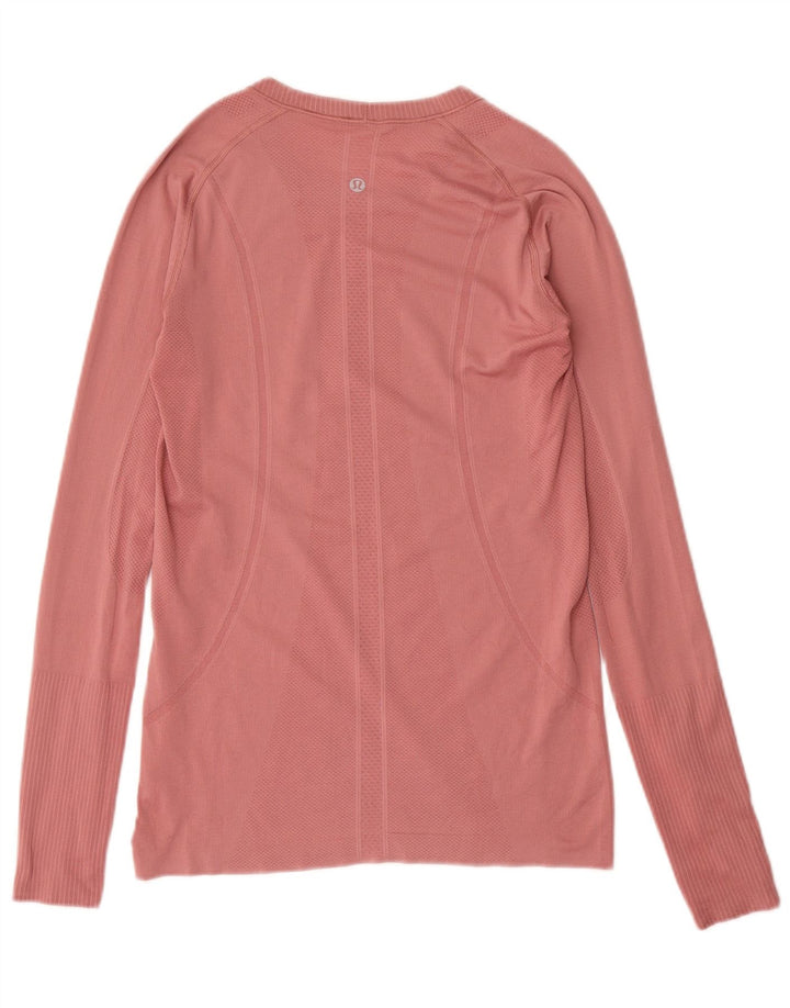 Top damski Lululemon z długim rękawem UK 12, średni róż