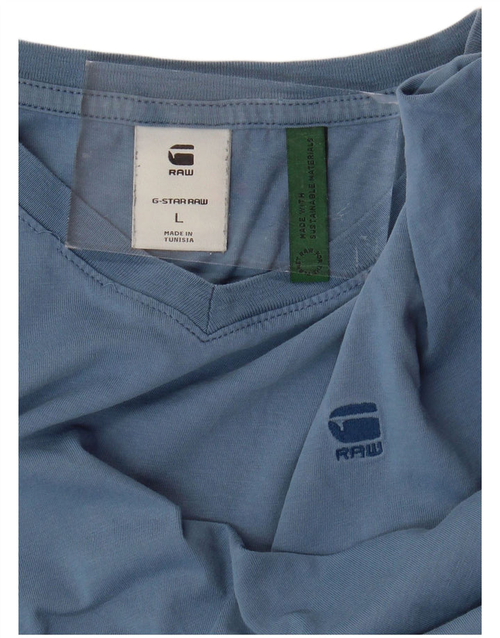 Koszulka męska G-STAR, duża, niebieska