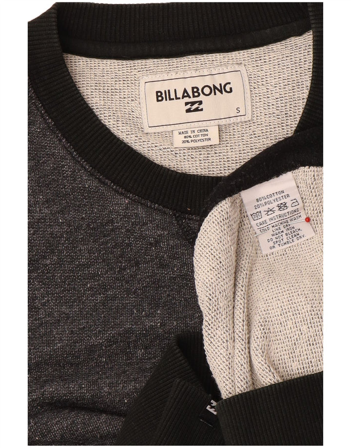 Męska bluza Billabong, mała, szara, bawełniana w bloki kolorów