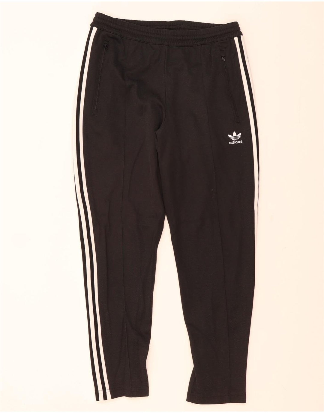 Męskie spodnie dresowe Adidas, średnie czarne, bawełniane