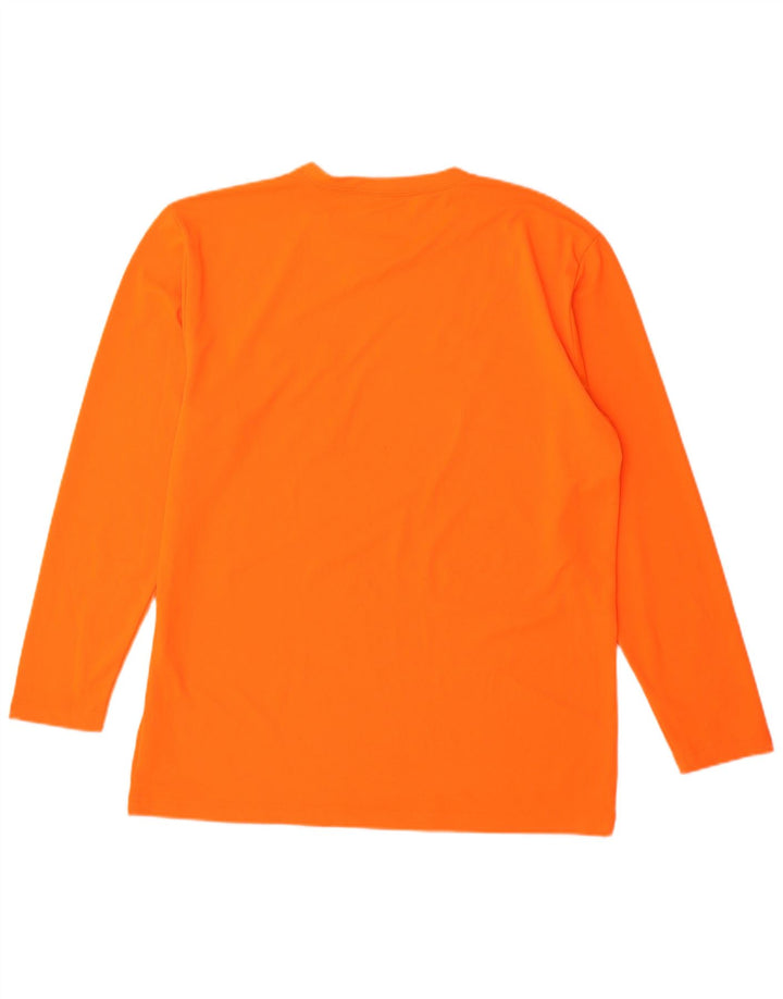 Męski top Dickies z długim rękawem, duży, pomarańczowy poliester