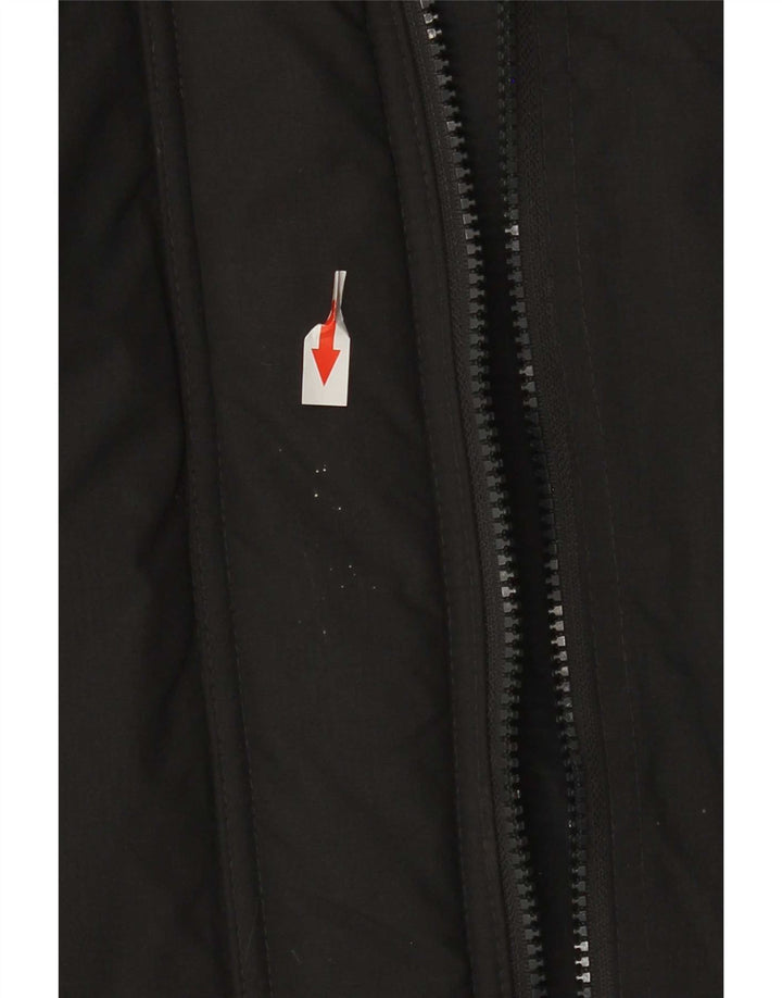 Damska kurtka wiatrówka z kapturem Superdry UK 14 Średni szary nylon