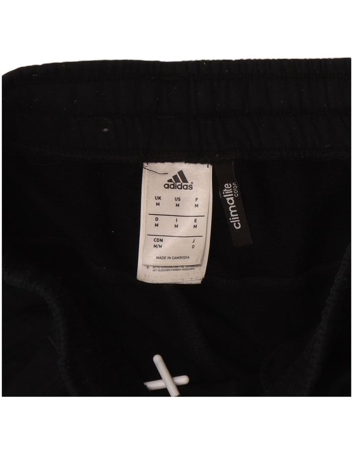 Męskie spodnie dresowe Adidas Climalite Graphic Medium Black