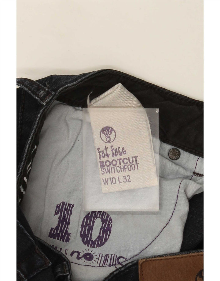 Damskie jeansy Bootcut Fat Face UK 10 Small W30 L32 Granatowa bawełna