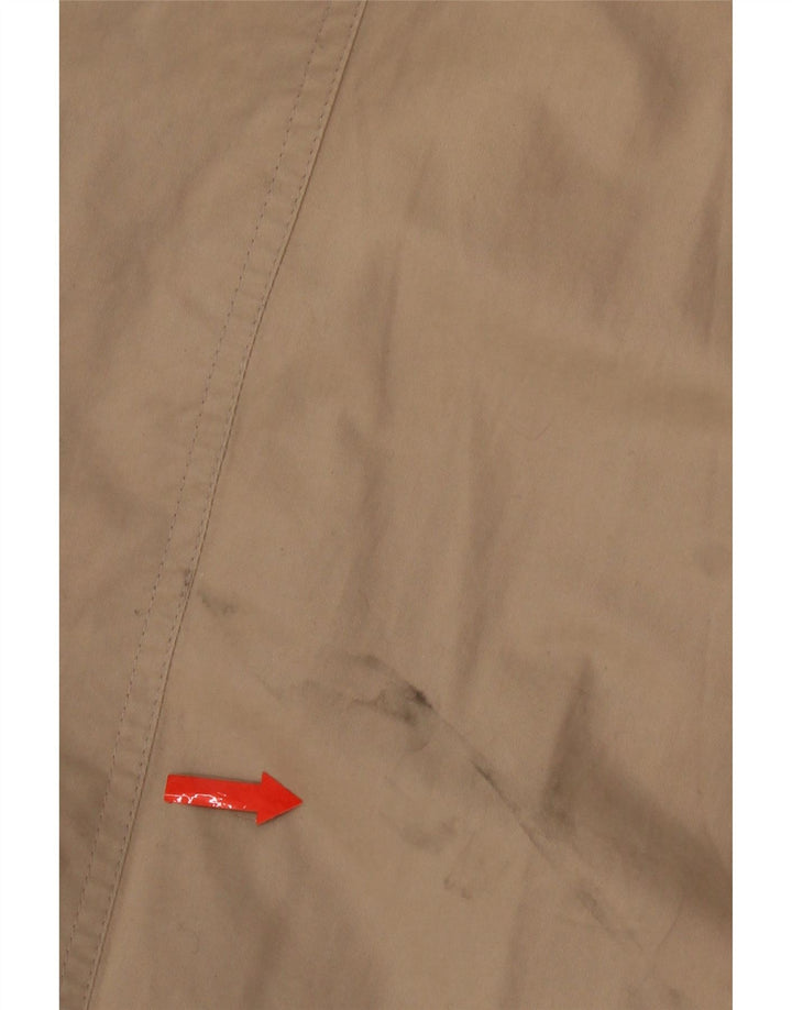 Vintage damski trencz oversize weekendowy UK 8 mały beżowy bawełniany