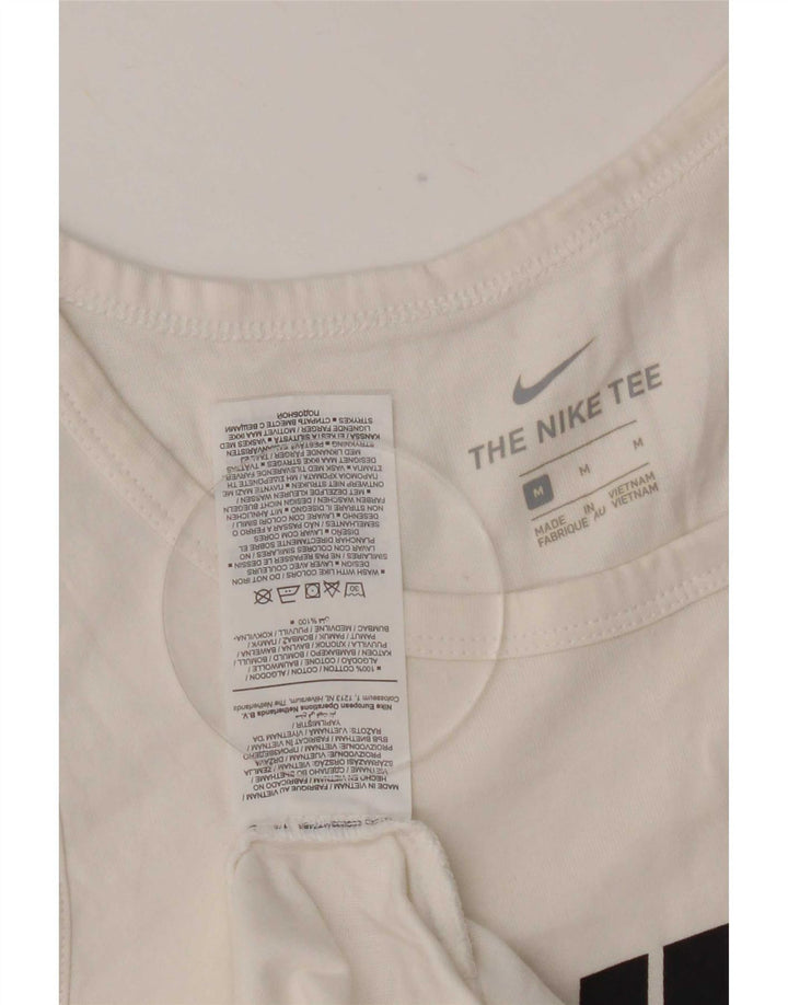 Męska koszulka z kamizelką z grafiką Nike, średnia biała bawełna