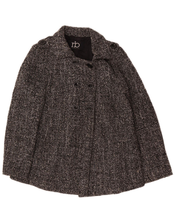 Damski płaszcz w groszki Roccobarocco IT 48 XL Szary, nakrapiany poliester