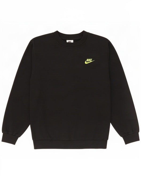 Bluza chłopięca Nike, duża, czarna, bawełniana, 12-13 lat