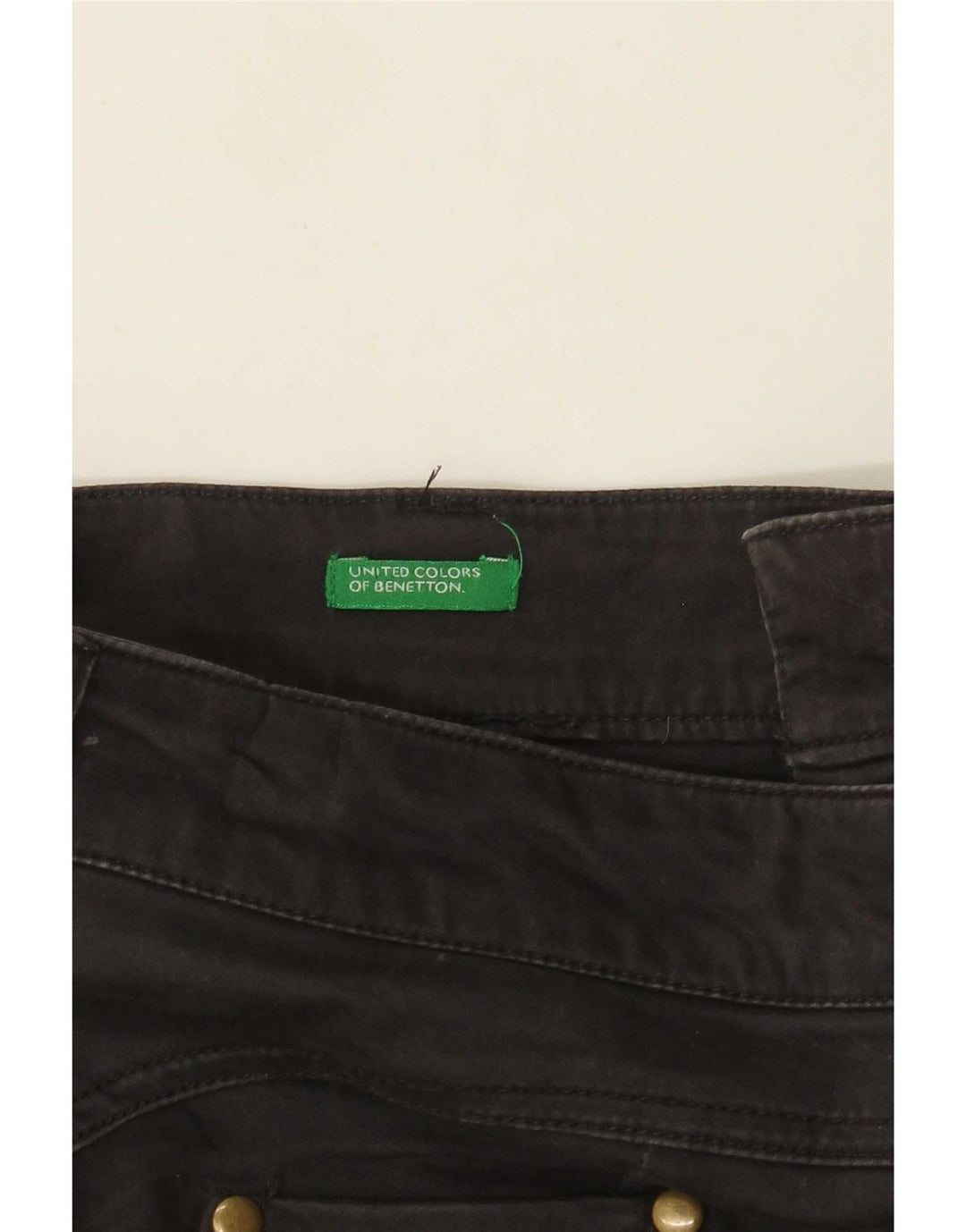 Proste spodnie męskie Benetton W34 L33 szare