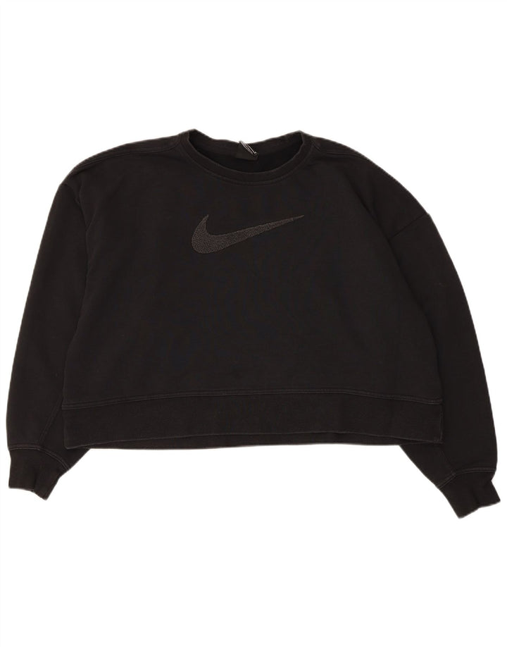 Damska bluza dresowa Nike Dri Fit Graphic Oversize UK 14, średnia czarna