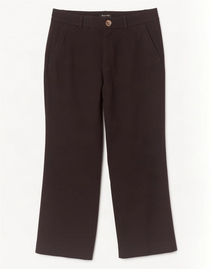 Spodnie damskie Massimo Dutti, proste, przycięte, EU 40, średnie, W30, L24, czarne