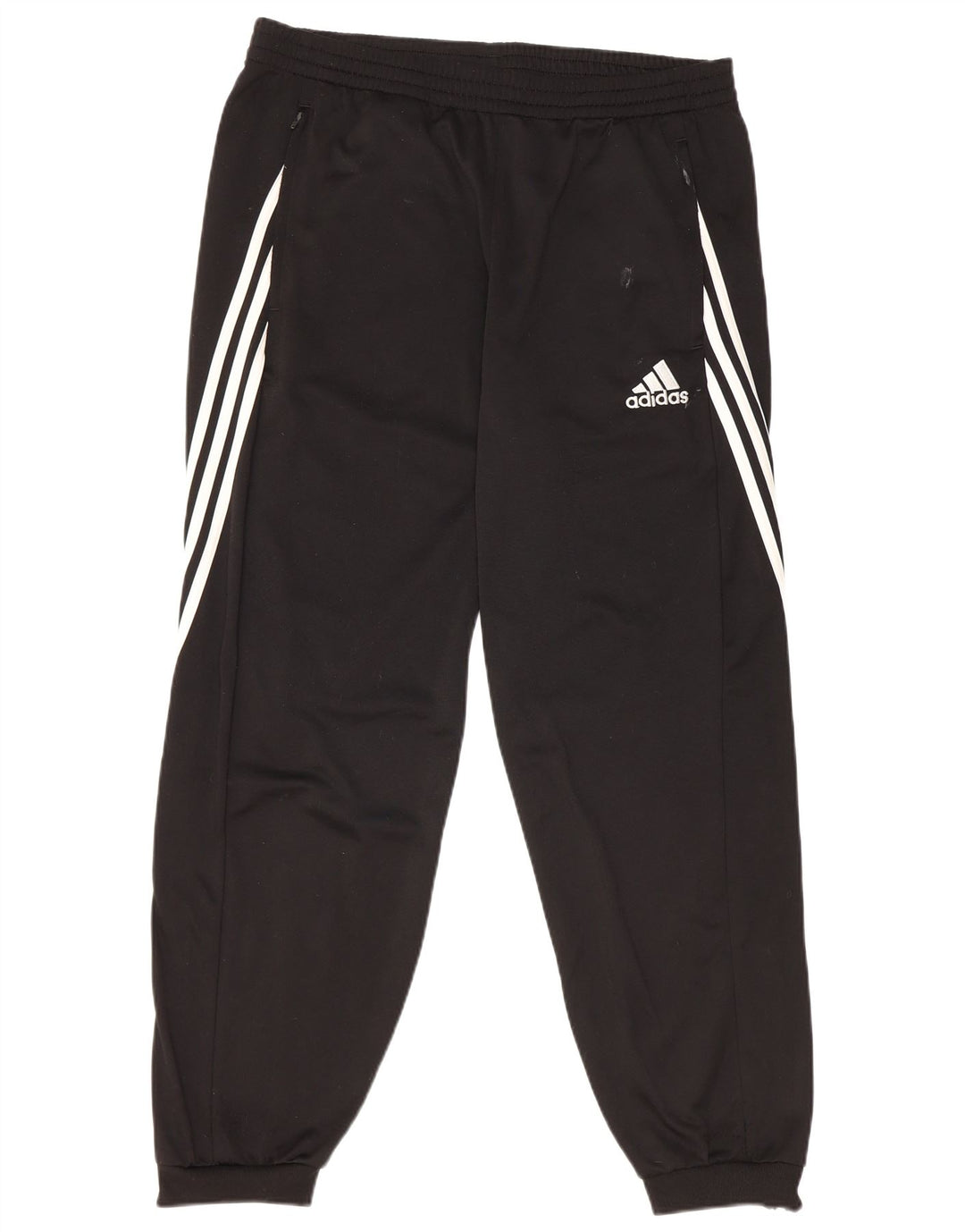 Adidas Męskie spodnie dresowe Joggery, duże, czarne, poliestrowe