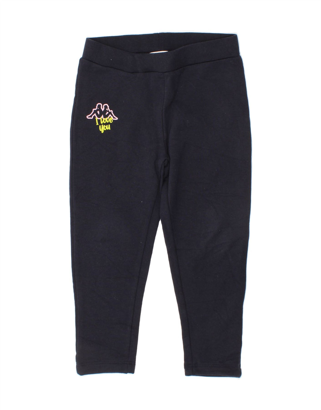 KAPPA Girls Leggings 2-3 Years Navy Blue Cotton Vintage Kappa and Second-Hand Kappa from Messina Hembry 